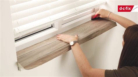 #trashtotreasure Easy care window sill makeover with d-c-fix self ...