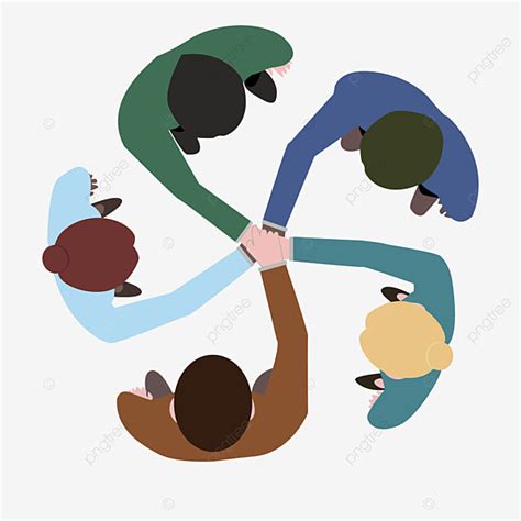 Teamwork Illustration Vector Hd PNG Images, Teamwork Cartoon ...