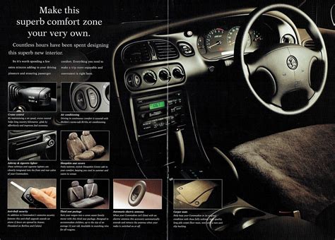 1997 Holden VT Commodore Accessories Brochure