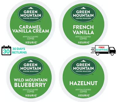 Green Mountain Flavored Variety Coffee Pack Keurig K-cups YOU PICK THE ...