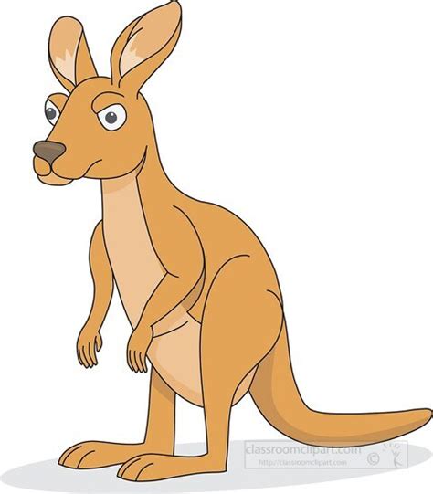 Kangaroo Clipart-kangaroo with big ears clipart