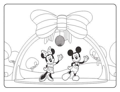 Mickey Mouse Clubhouse Coloring Pages