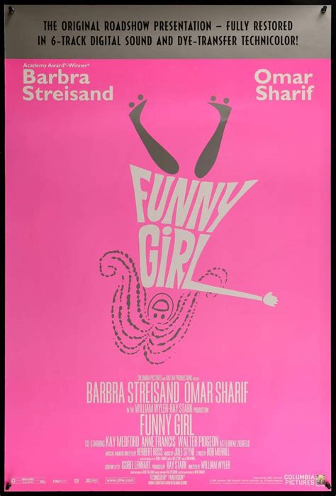 Funny Girl (1968) Original R1996 One-Sheet Movie Poster - Original Film ...