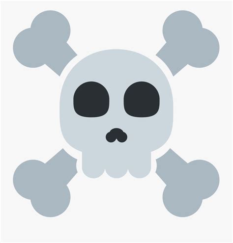 Emoji Tete De Mort , Free Transparent Clipart - ClipartKey