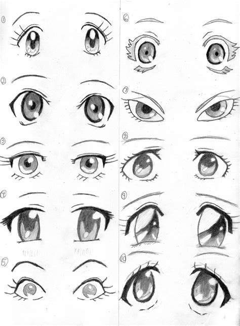 Cute Anime Eyes Drawing at PaintingValley.com | Explore collection of ...