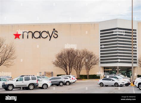 The exterior and parking lot of a Macy's department store in Penn ...