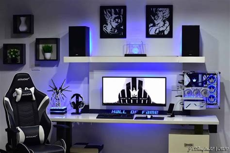 60 Clean Looking White Gaming Setup - GPCD