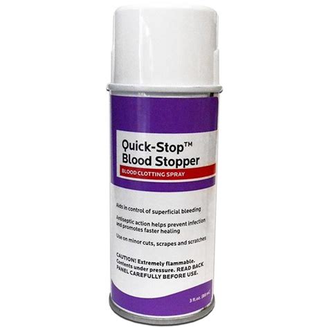 Quick-Stop Blood Stopping 3 oz. Spray - Relief First Aid & Safety