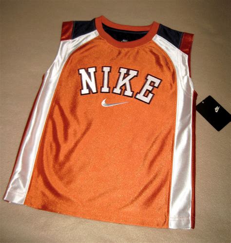 Boys 5 Nike Orange Basketball Sports Jersey and 50 similar items