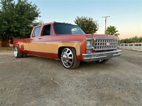 1978 C10 C30 Dually Crew Cab Custom Lowered Camper Special for sale ...