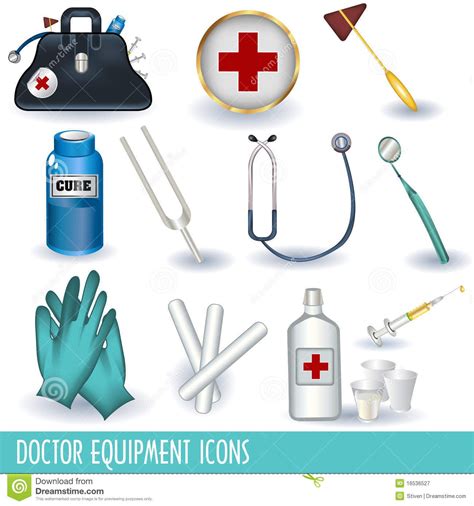 pics of things used by doctors for kindergarten use | Set of 12 ...