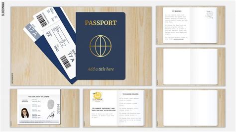 Free Passport template for virtual field trips or to collect badges or ...