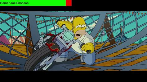 The Simpsons Movie (2007) | Ball Of Death Scene with healthbars. - YouTube