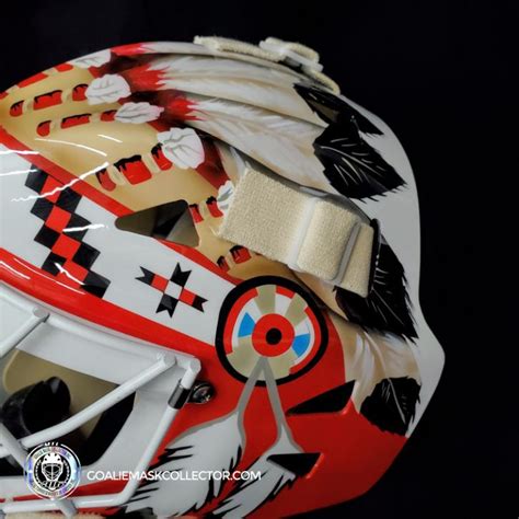 Darren Pang Signed Goalie Mask Autographed Chicago Signature Edition ...