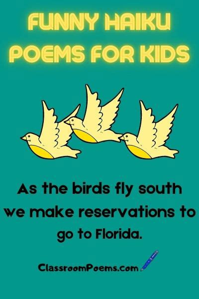 Funny Haiku Poems