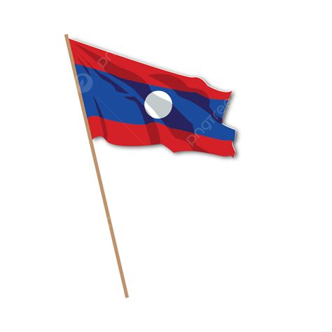 Flag Lao Vector Art PNG, Laos National Flag, Laos, Flag, Laos Flag PNG ...