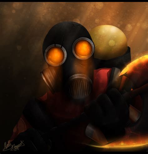 Pyro- Tf2 :Fanart: by XBlackIce on DeviantArt