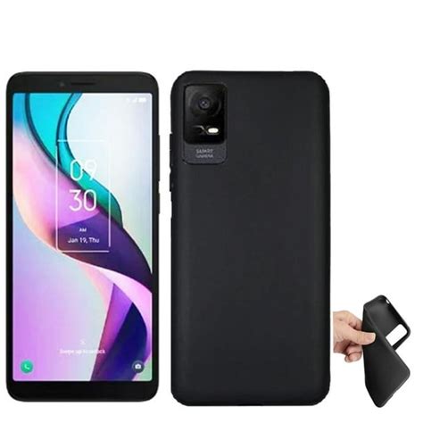 Phone Case for TCL ION X / ION-X Case (Flexible Gel Black) - Walmart.com