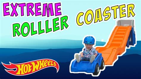 Hot Wheels Extreme Roller Coaster Ride On Car Toddler Fun With The ...