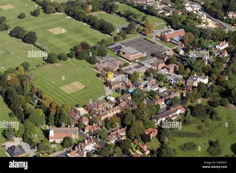 Aerial view of Chigwell School in Essex Stock Photo - Alamy