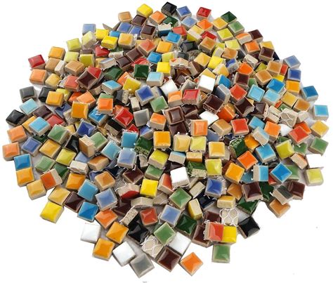 784 Pieces Colorful Ceramic Mosaic Tiles for Crafts Tiny - Etsy UK