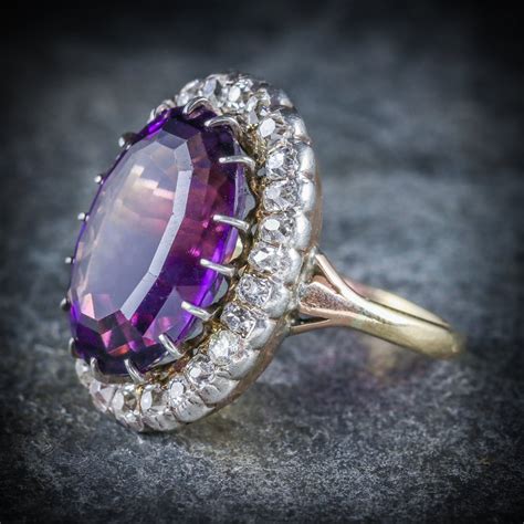 Antique Victorian Amethyst Ring 9ct Gold Circa 1900 – Antique Jewellery ...