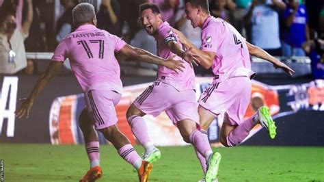 Lionel Messi: Inter Miami debut goal for Argentina star seals win over ...