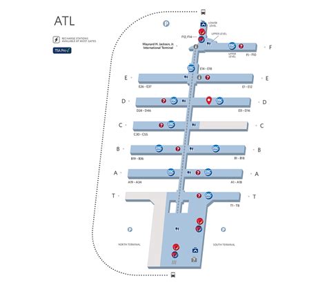 The Ultimate Guide To Atlanta Airport Terminal B Map - Map of Counties ...