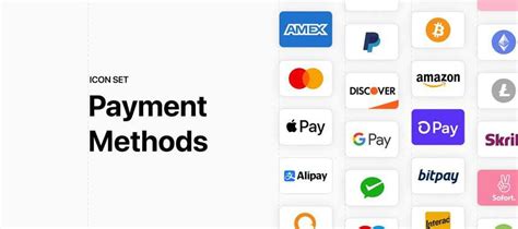 20 Free Payment Method & Credit Card Icon Sets – Yes Web Designs