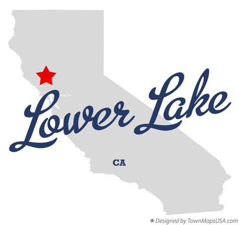 Map of Lower Lake, CA, California