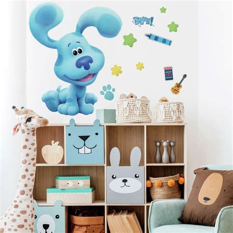 Blue's Clues Peel and Stick Giant Wall Decals