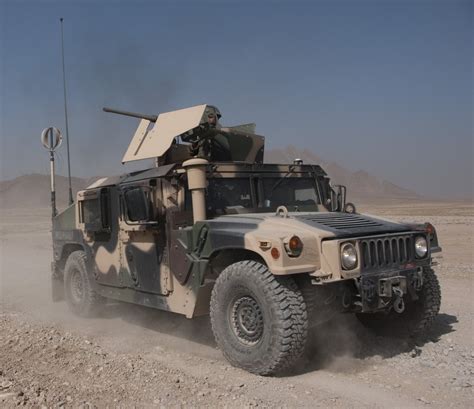 Download Soldier Machine Gun Desert Vehicle Military Humvee HD Wallpaper