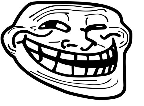 Trollface Clipart Png Troll Face Transparent Png 5549526 Pinclipart ...