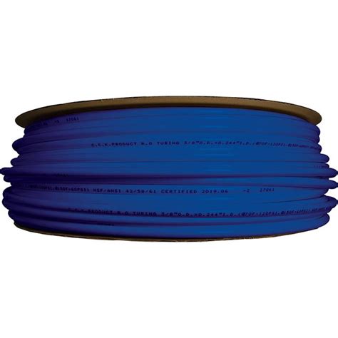 3/8 inch blue tubing, 500 feet per roll