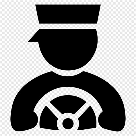 Bus driver Car Computer Icons Driving, taxi logos, logo, monochrome png ...