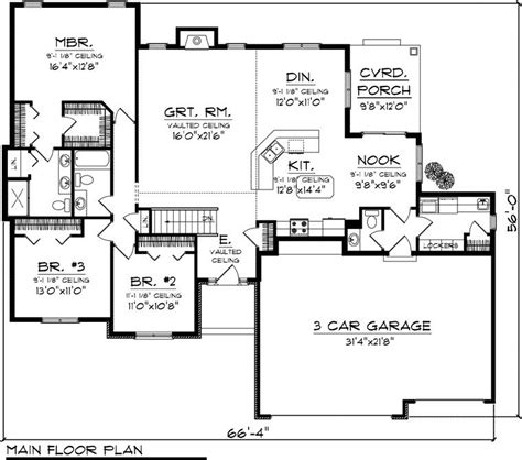 New 2000 Sq Ft Ranch House Plans - New Home Plans Design