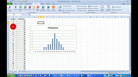 Frequency Distribution Table Excel Template