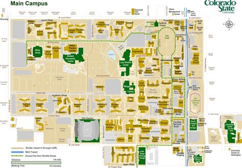 Colorado State University Campus Map – Get Map Update