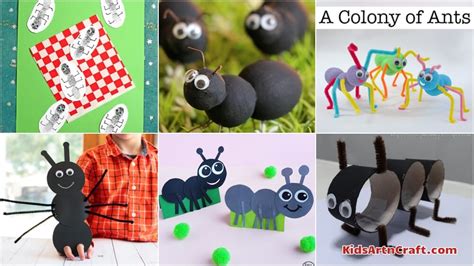 Ant Crafts & Activities for Kids - Kids Art & Craft