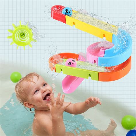 Kids Water Slide Orbit Baby Bath Toys Baby Educational Toys Bathroom ...