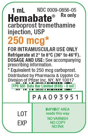 Hemabate - FDA prescribing information, side effects and uses