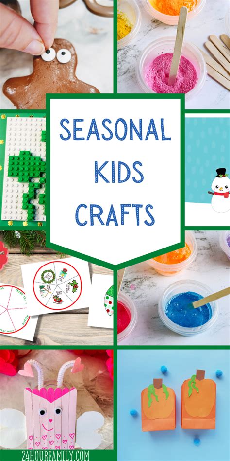 Simple and Fun Seasonal Crafts For Kids - 24hourfamily.com