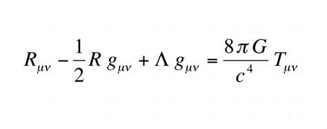 Einstein's equation, which governs the behavior of spacetime and ...