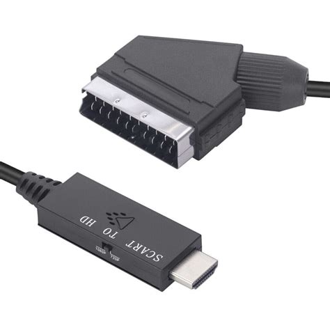 SCART To HDMI Converter SCART To HDMI Cable Video Adapter SCART Convert ...