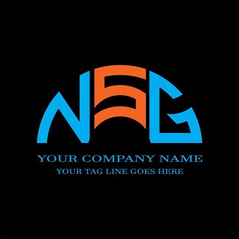 NSG letter logo creative design with vector graphic 8144787 Vector Art ...