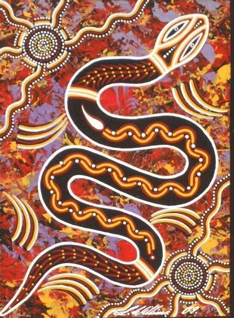 Eingana: Snake Goddess of Primordial Dreamtime | Snake a… | Aboriginal ...