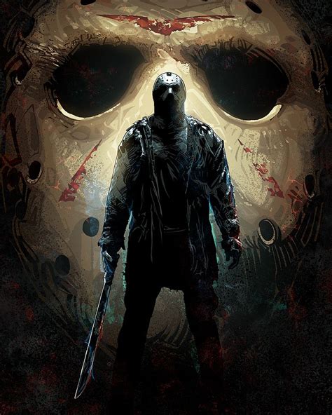 Jason Voorhees | Horror movie art, Jason voorhees, Dark visions