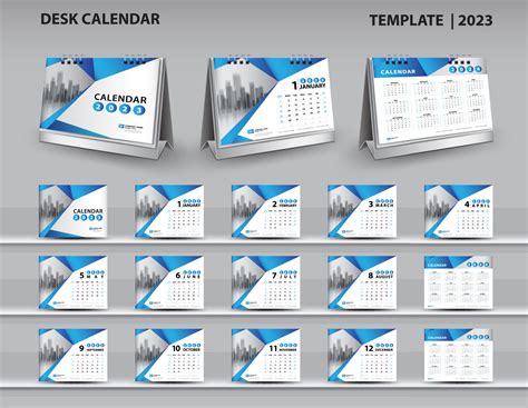 Calendar 2023, 2024, 2025 template, Desk calendar 2023 design, Wall ...