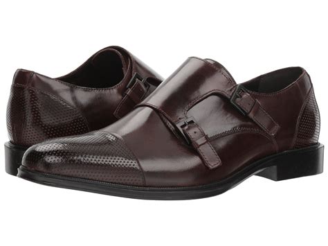 Lyst - Kenneth Cole Reaction Zac Monk (black Leather) Men's Slip-on ...