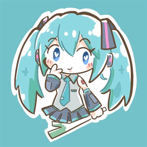 [Fan Art] Chibi Miku. Drawn by me : r/hatsune